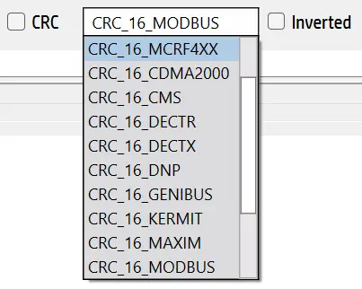 SerialTool CRC